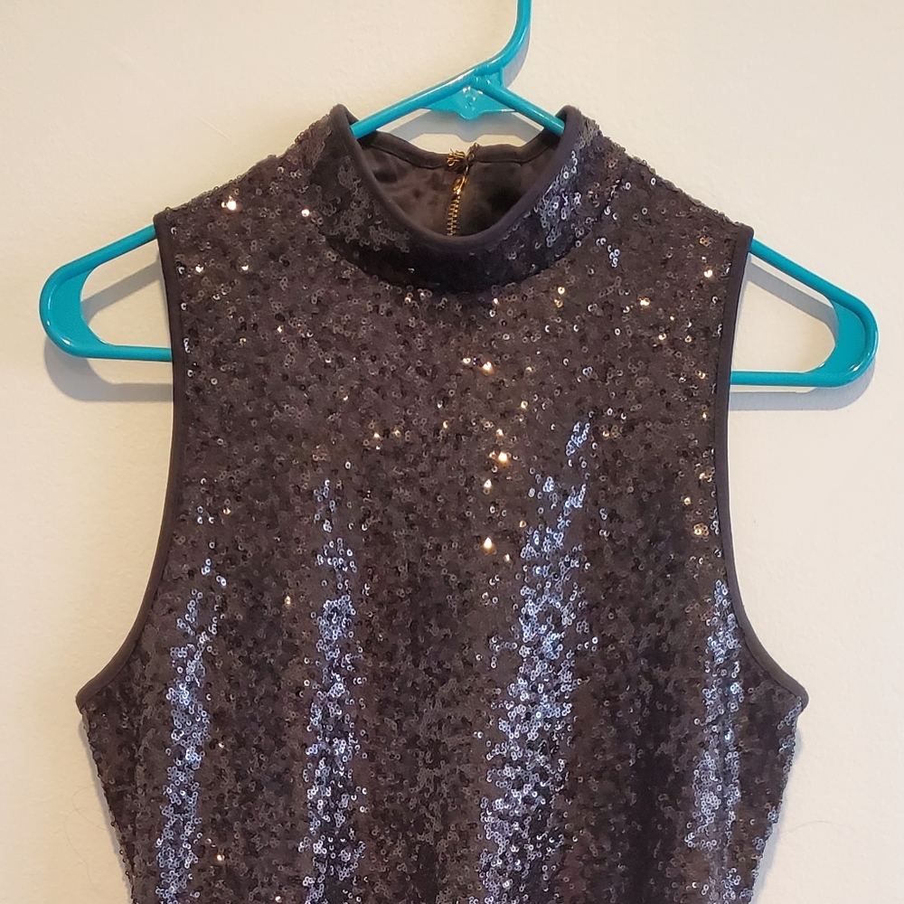 Cocktail Dress Black Sequin